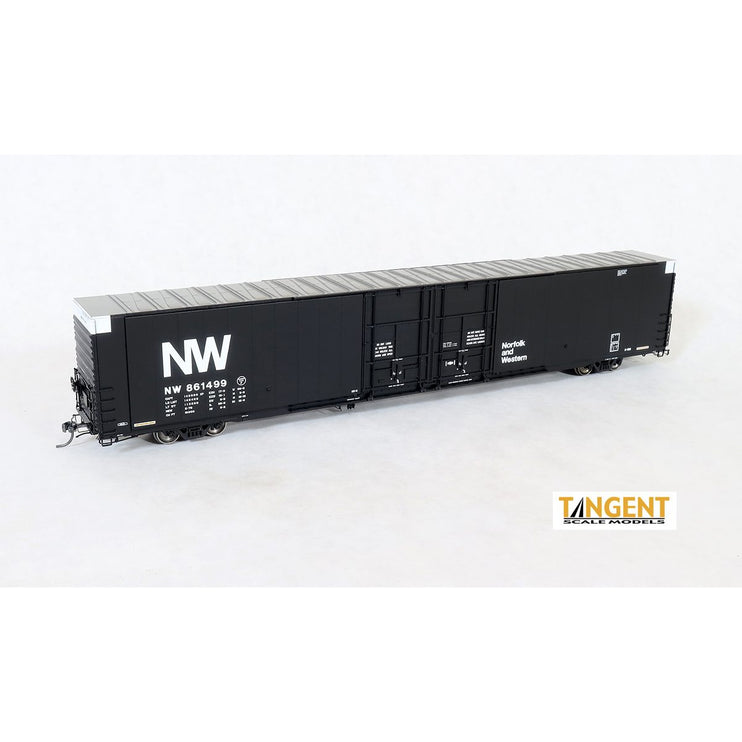 Tangent Greenville Steel Car Company 86' High Cube Double Plug Door Box Car Norfolk & Western (NW) "Delivery 1-1978" #861348