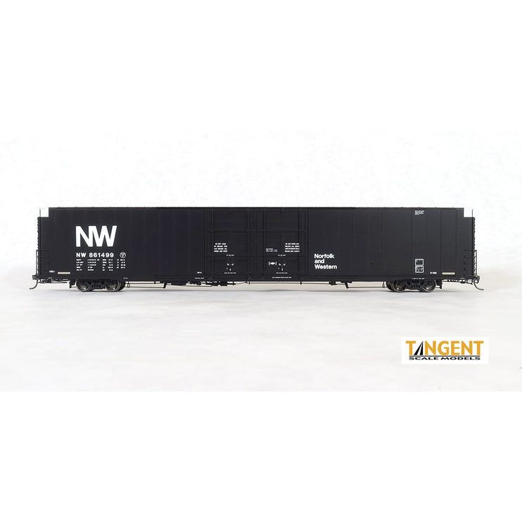 Tangent Greenville Steel Car Company 86' High Cube Double Plug Door Box Car Norfolk & Western (NW) "Delivery 1-1978" #861348