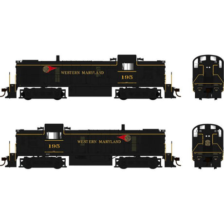 Bowser HO ALCO RS-3 Standard DC Western Maryland #196 BOW25234