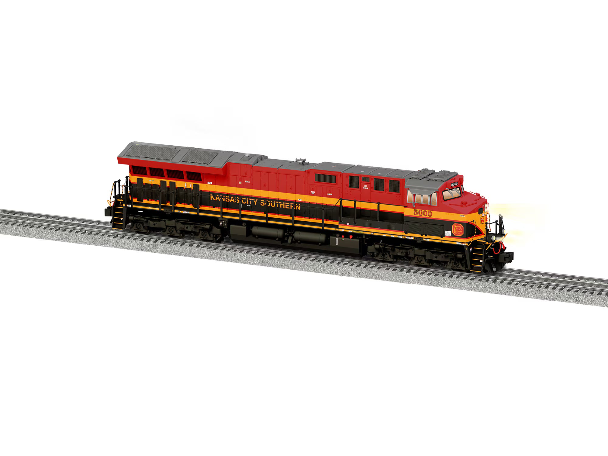 Fusion Train Engine Lionel KCS ET44AC #5000 LEGACY O Scale Diesel Locomotive – Fusion Scale ...