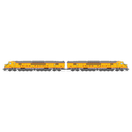 Broadway Limited HO P4 Centipede A-A Diesels UP #998/999/yel&gry DC/DCC/Sound