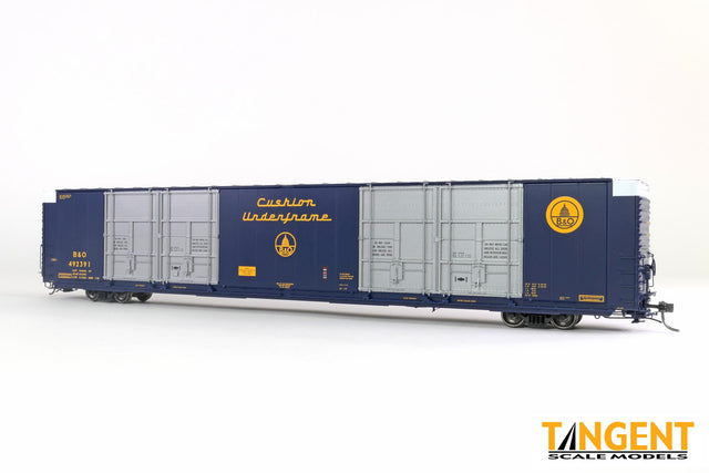 Tangent Baltimore & Ohio (B&O) “Delivery 1-1970 Blue” Greenville 86′ Quad Plug Door Box Car - Fusion Scale Hobbies