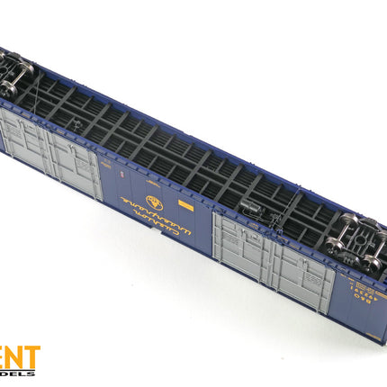 Tangent Baltimore & Ohio (B&O) “Delivery 1-1970 Blue” Greenville 86′ Quad Plug Door Box Car - Fusion Scale Hobbies | Train Supply