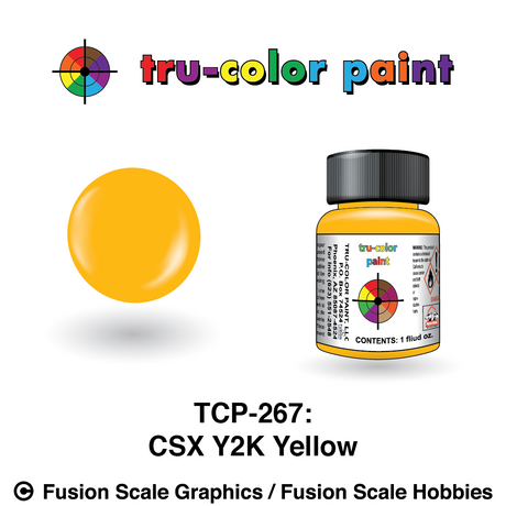 Tru Color Paint CSX Y2K Yellow 1oz