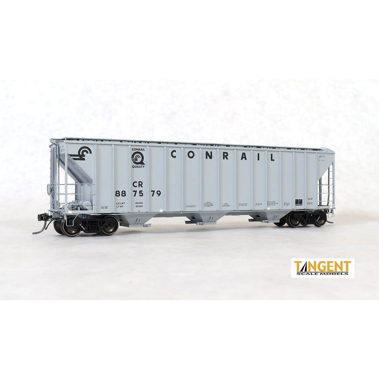 Tangent Conrail (CR) H51C "Quality Gray Repaint 1992" PC Samuel Rea Shops 4600 Covered Hopper #887549