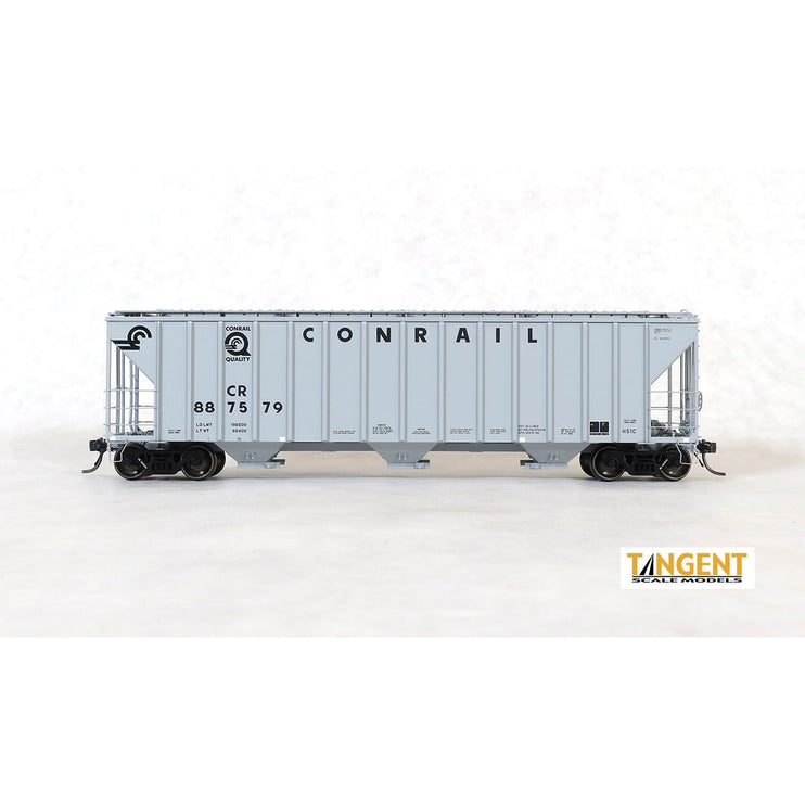 Tangent Conrail (CR) H51C "Quality Gray Repaint 1992" PC Samuel Rea Shops 4600 Covered Hopper #887549