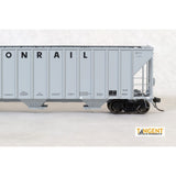 Tangent Conrail (CR) H51C "Quality Gray Repaint 1992" PC Samuel Rea Shops 4600 Covered Hopper #887549