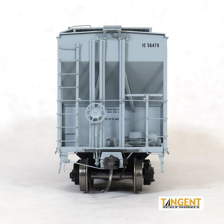 Tangent Illinois Central (IC) "Delivery Gray 1-1967" General American 4700 Covered Hopper System #56479