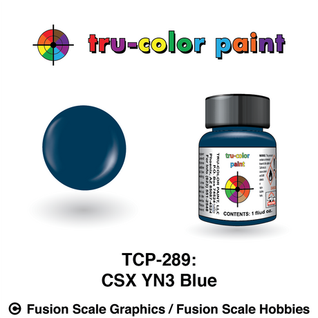 Tru Color Paint CSX Yn3 Blue 1oz