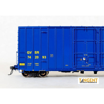 Tangent GVSR "B-70-43 Repaint 1996+" Gunderson 6089 50' High Cube Boxcar #742034