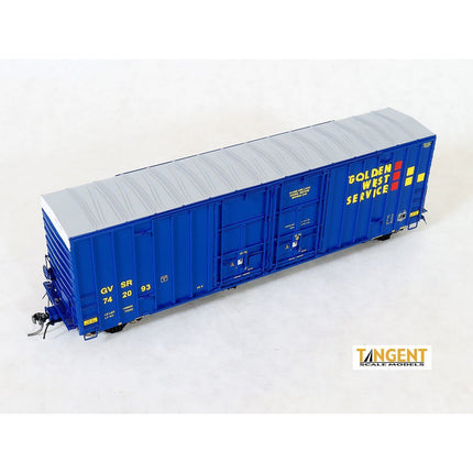 Tangent GVSR "B-70-43 Repaint 1996+" Gunderson 6089 50' High Cube Boxcar #742034