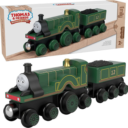 Fisher Price TTT WOOD EMILY Loco & Car (Large)