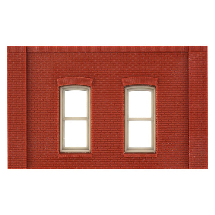 Woodland Scenics HO Scale DPM 1-Story Wall Rectangular Windows