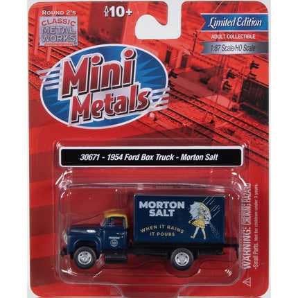 Classic Metal Works 1954 Ford Box Truck (Morton Salt) 1:87 HO Scale