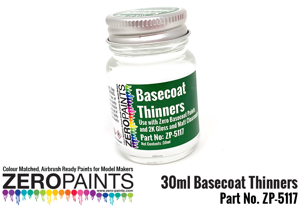 Zero Paints Basecoat Thinners - 30ml | Fusion Scale Hobbies