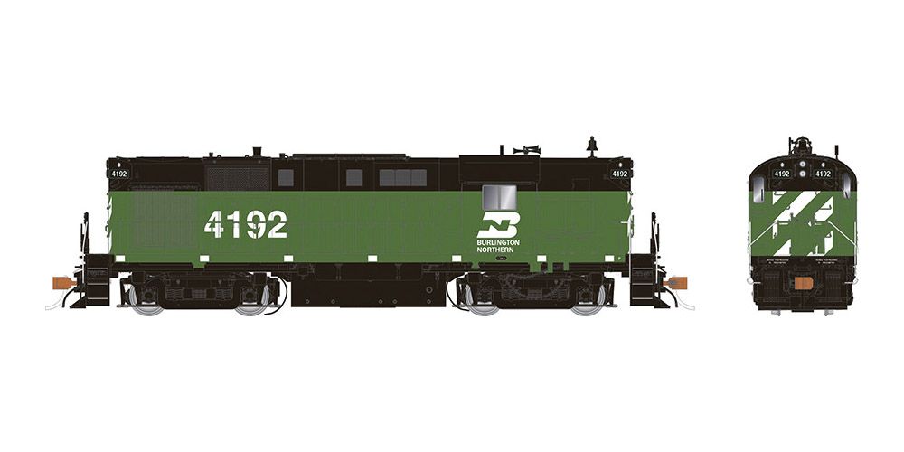 Rapido HO Scale Burlington Northern RS-11 4192 DC