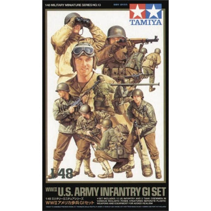 Tamiya 32513 1/48 WWII US Army Infantry GI Set