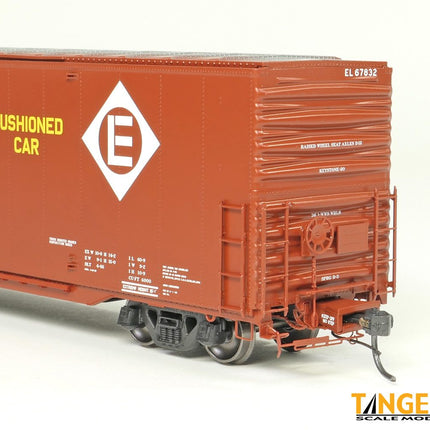 Tangent Erie Lackawanna (EL) “Delivery Red 1966” Greenville 6,000CuFt 60′ Double Door Box Car 67825