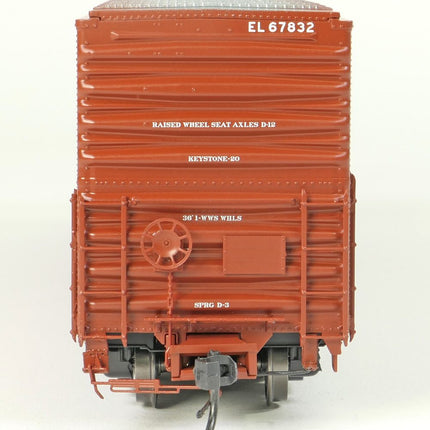 Tangent Erie Lackawanna (EL) “Delivery Red 1966” Greenville 6,000CuFt 60′ Double Door Box Car 67825