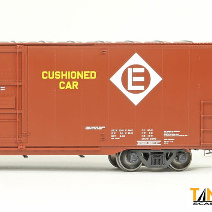 Tangent Erie Lackawanna (EL) “Delivery Red 1966” Greenville 6,000CuFt 60′ Double Door Box Car 67825