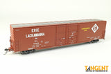 Tangent Erie Lackawanna (EL) “Delivery Red 1966” Greenville 6,000CuFt 60′ Double Door Box Car 67825