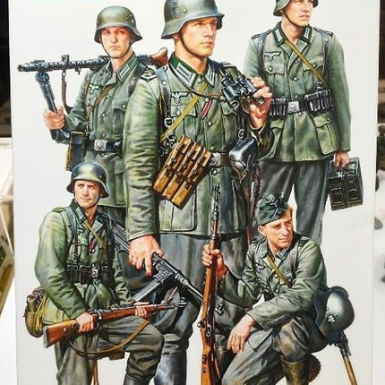 Tamiya 35371 1/35 German Infantry Set (5) MID WWII