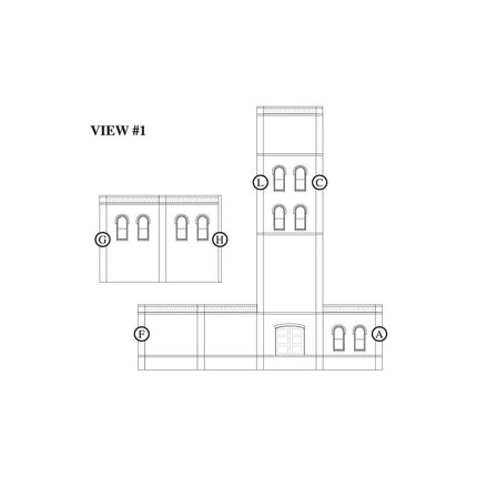 Woodland Scenics HO Scale DPM Tera Surplus Window Warehouse