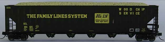 Trainworx N Scale SCL / L&N Woodchip Car #5