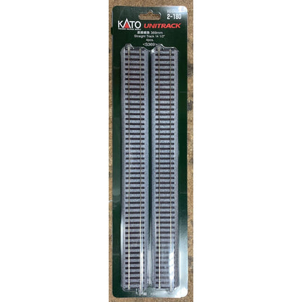 Kato HO Scale Unitrack 369mm Straight Track 4 Pack