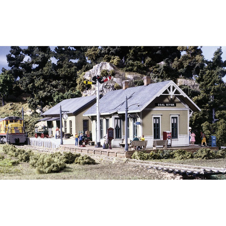 Woodland Scenics HO Scale Coal River Station DPM GOLD Kit