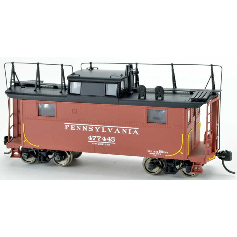 Bowser HO Scale N5 Caboose PRR Early Lettering w/Train Phone #477445