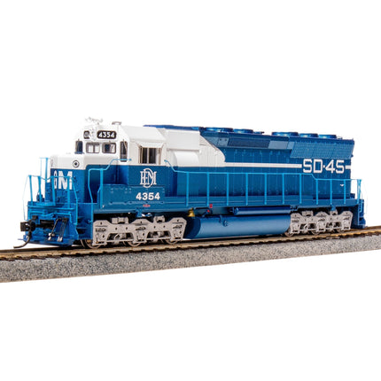 Broadway Limited HO P4 SD45 Diesel EMD Demo #4354/blu&wht DC/DCC Sound