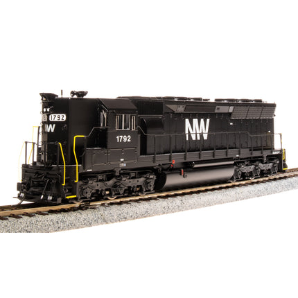 Broadway Limited HO P4 SD45 Diesel N&W #1803/blk&wht DC/DCC Sound