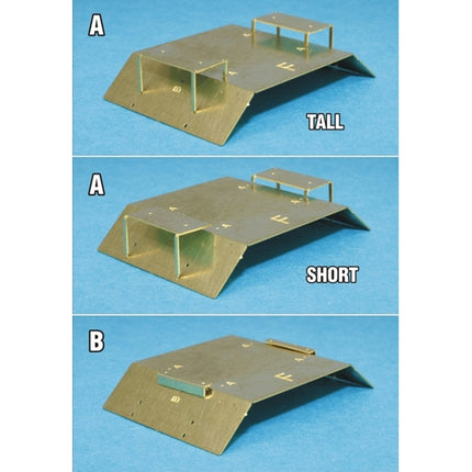 BLMA HO 4550 Remote Controlled Locomotive Antenna Stands (4)