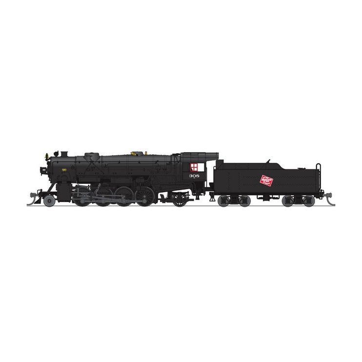 Broadway Limited N P3 USRA 2-8-2 Hvy.Mikado Steam Loco Milw. #308/DC/DCC Soun