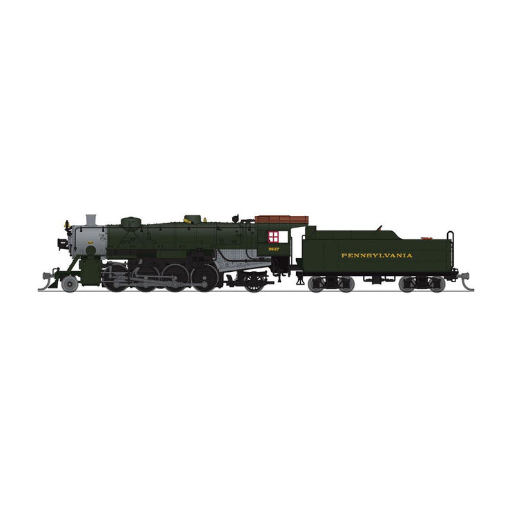 Broadway Limited N P3 USRA 2-8-2 Lt.Mikado Steam Loco PRR #9627/DC/DCC Sound