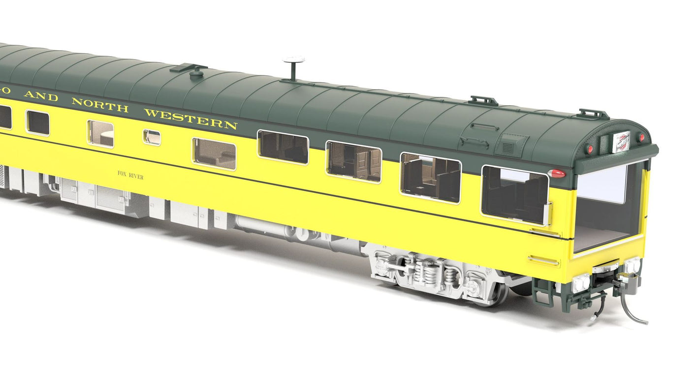 Broadway Limited HO CNW Chicago & North Western Fox River Track Inspection Car