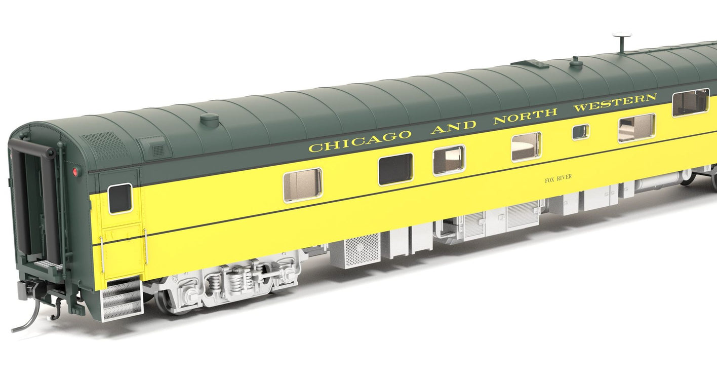 Broadway Limited HO CNW Chicago & North Western Fox River Track Inspection Car