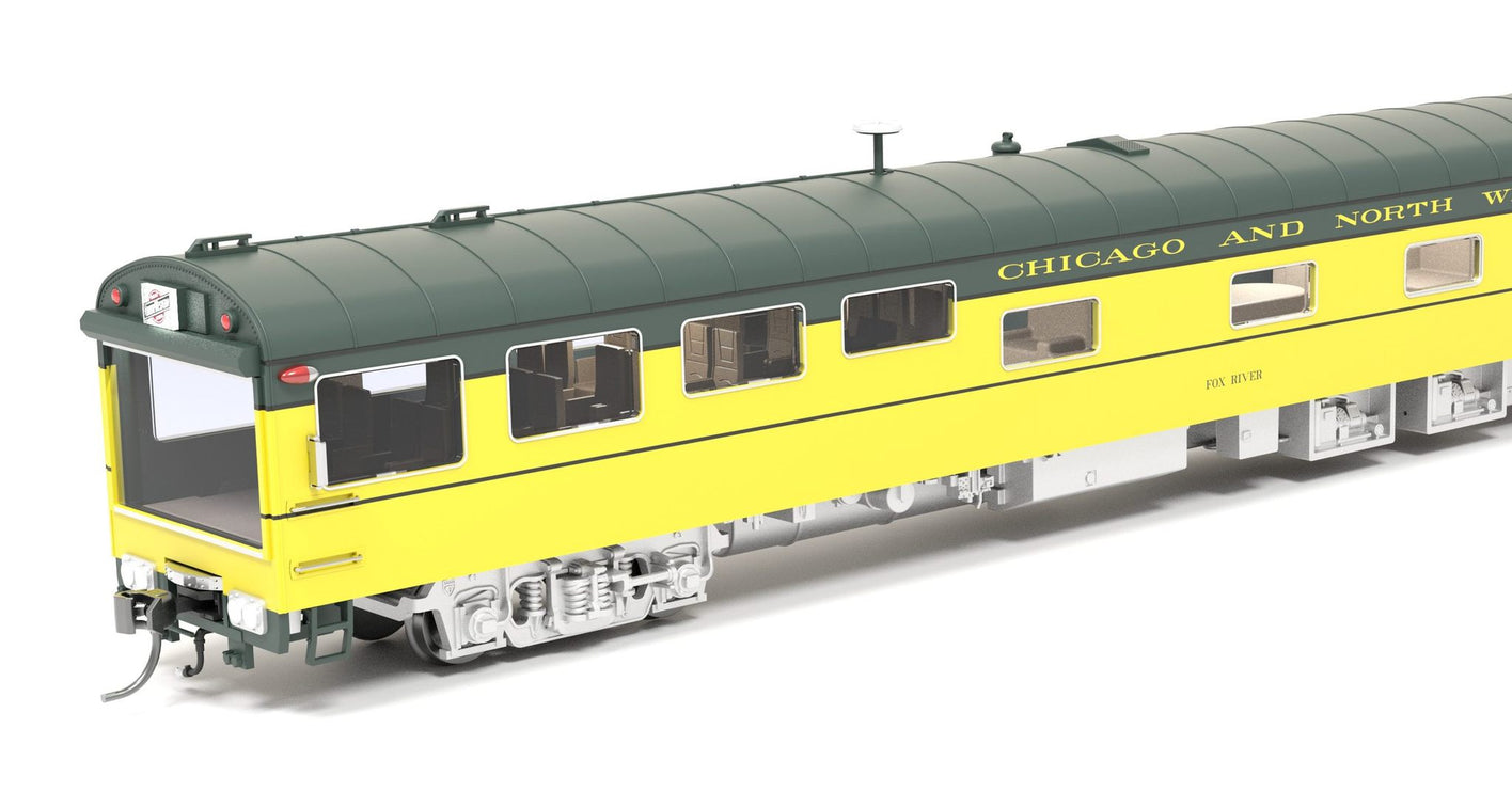 Broadway Limited HO CNW Chicago & North Western Fox River Track Inspection Car