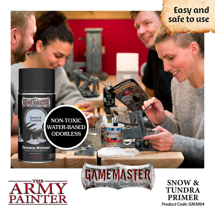 The Army Painter Gamemaster Terrain Primer Snow & Tundra 300ml Can