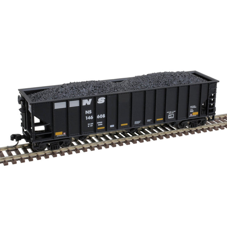 Atlas Trainman N Scale Norfolk Southern NS #146608 90-Ton 3-Bay Hopper with Load