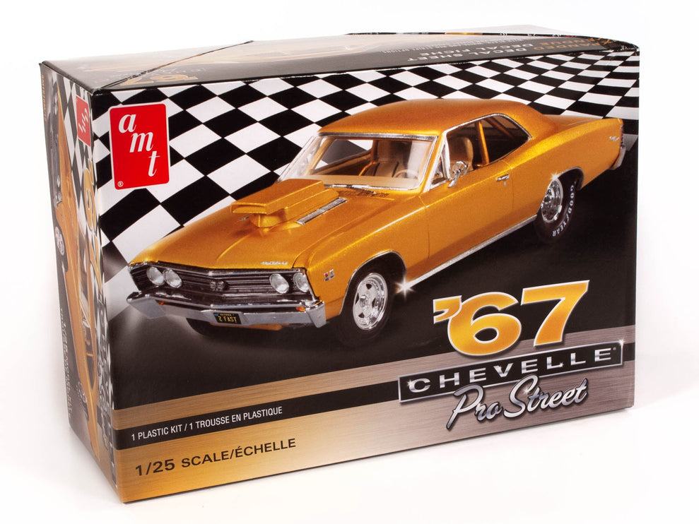 AMT Models 1/25 1967 Chevy Chevelle Pro Street Model Kit