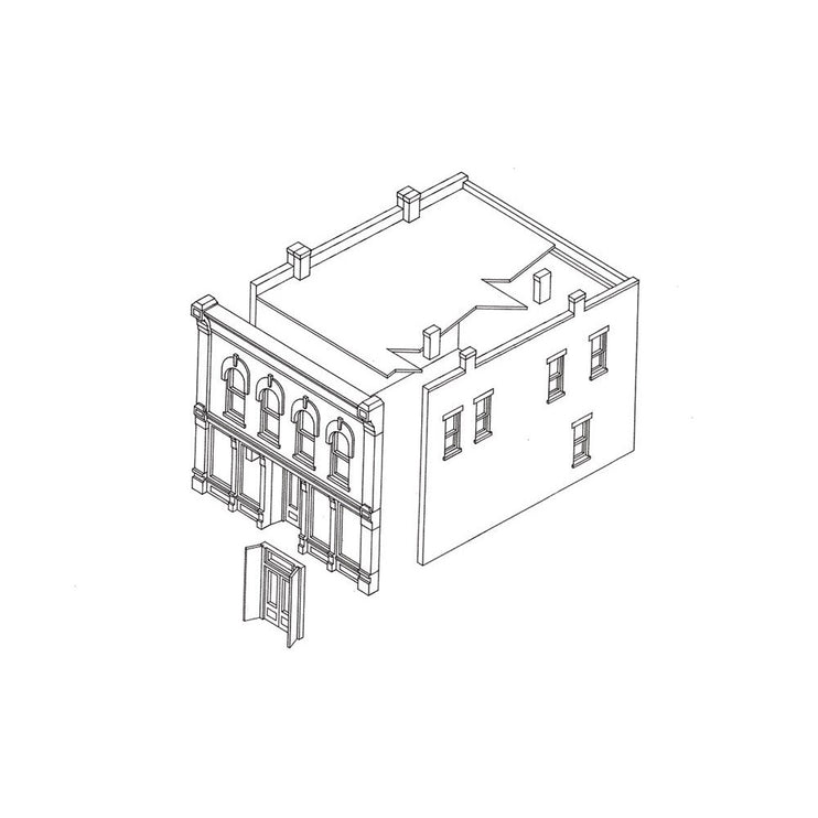 Woodland Scenics N Scale Char's Soda Shoppe DPM Kit