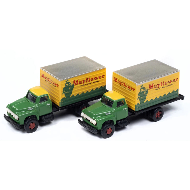 Classic Metal Works 1954 Ford Box Truck 2-Pack Mayflower 1:160 N Scale