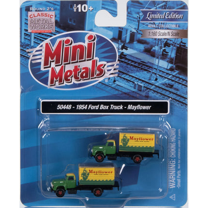 Classic Metal Works 1954 Ford Box Truck 2-Pack Mayflower 1:160 N Scale