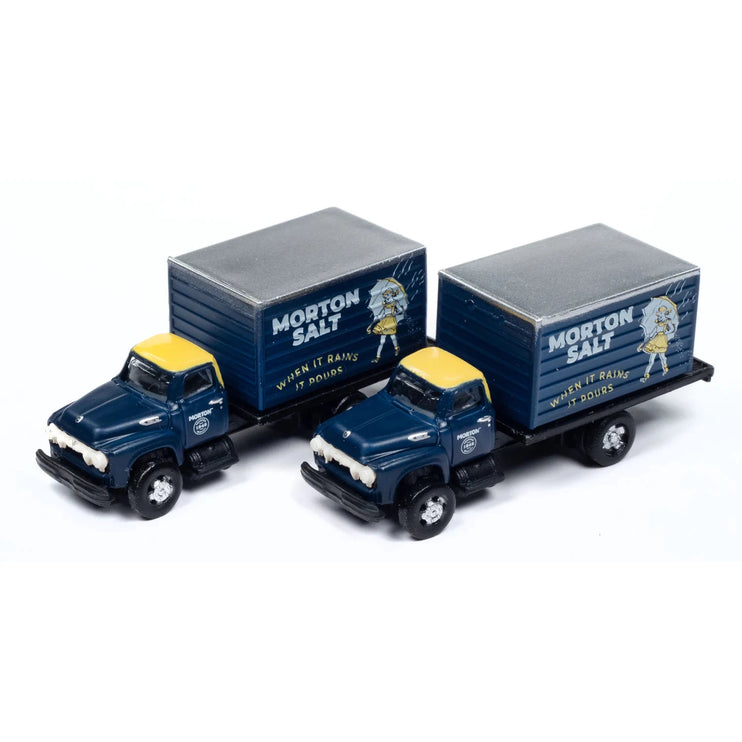 Classic Metal Works 1954 Ford Box Truck 2-Pack Morton Salt 1:160 N Scale