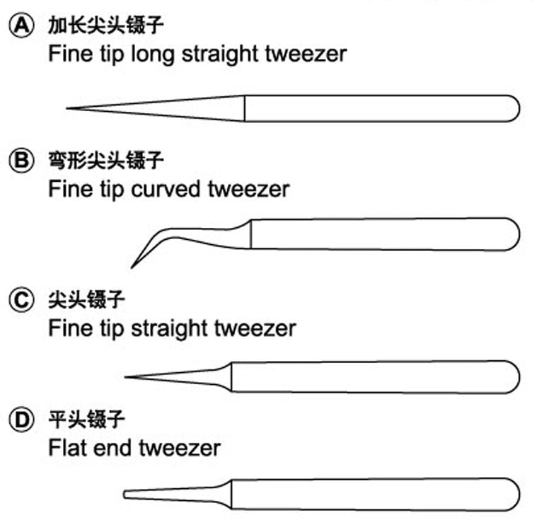 Trumpeter Scale Models Tweezers Set