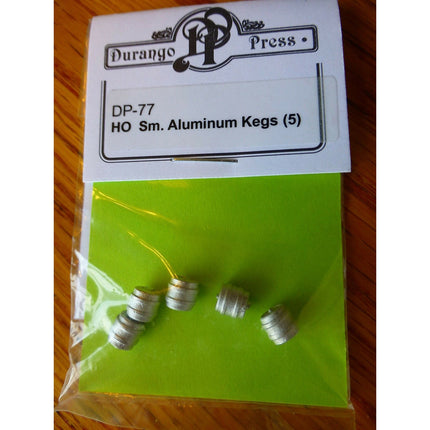 Durango Press 77 HO Scale Small Aluminum Kegs