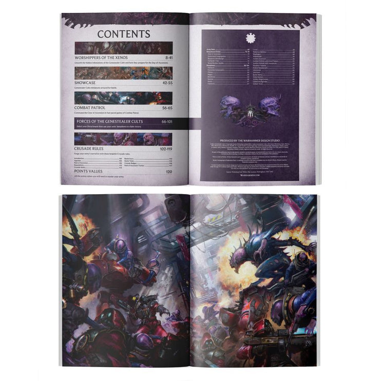 Games Workshop Warhammer 40K Codex Genestealer Cults