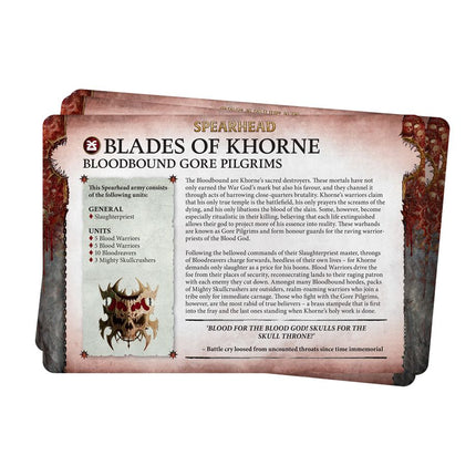 Warhammer Age Of Sigmar Faction Pack Blades Of Khorne